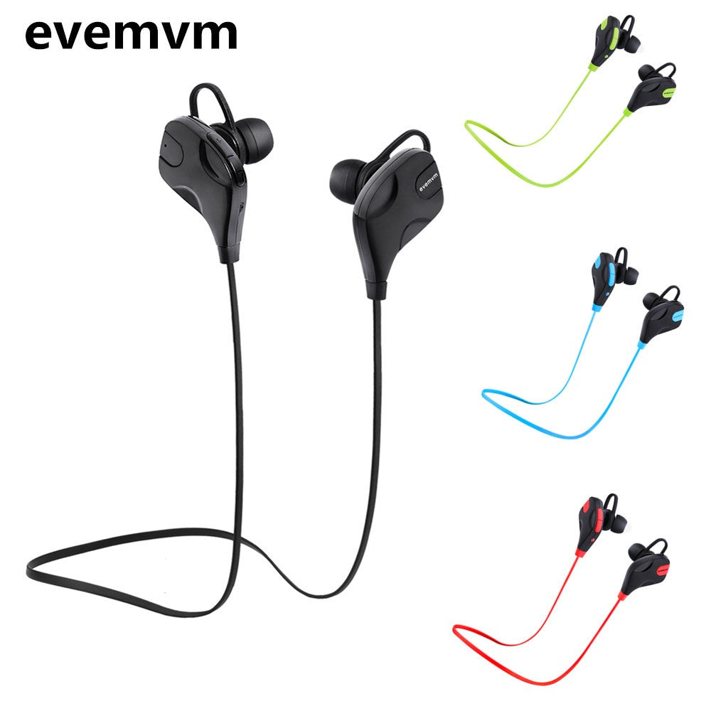 Ear Hook  Wireless Bluetooth  Stereo Earphone Fashion Sport Running Headphone Studio Music Headset with Microphone