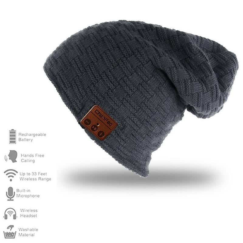 2017 New Fashion Beanie Hat Cap Bluetooth Earphones Baseball Cap Bluetooth Outdoor Sport Stereo Music Hat Headsets Headphones