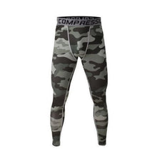 2016 Men Compression Pants Tights Casual Bodybuilding Mans Trousers Brand Camouflage Army Green Skin Leggings Vary S-XXXL