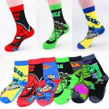 Film Oil Painting Art Socks Men Mid-calf Cotton Iron Man Super Man Batman Man Sock Hero Socks Length Creative Harry Potter