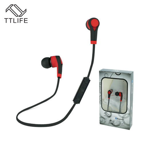 TTLIFE Bluetooth Headset Wireless Earphone Headphone Bluetooth Earpiece Sport Running Stereo Earbuds With Microphone Auriculares