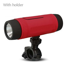 Outdoor Waterproof Bluetooth Speaker with LED Flashlight Sport Stereo Portable Bicycle Wireless Speaker 4000mAh Battery for Bike
