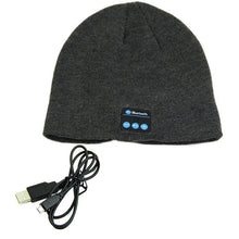 Smart Wireless Bluetooth Cap Headphone Headset Speaker Mic Soft Warm Beanie Hats