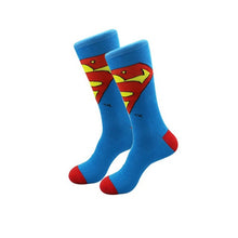 Men Women Cotton Cartoon Jacquard Colorful Dress Socks Male Embroider Anime Hero Skateboard Socks Big Size meias masculinas