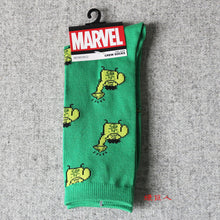 Marvel Comics Hero General Socks cartoon Iron Man Captain America Knee-High Warm Stitching pattern Antiskid Casual Sock