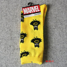 Marvel Comics Hero General Socks cartoon Iron Man Captain America Knee-High Warm Stitching pattern Antiskid Casual Sock